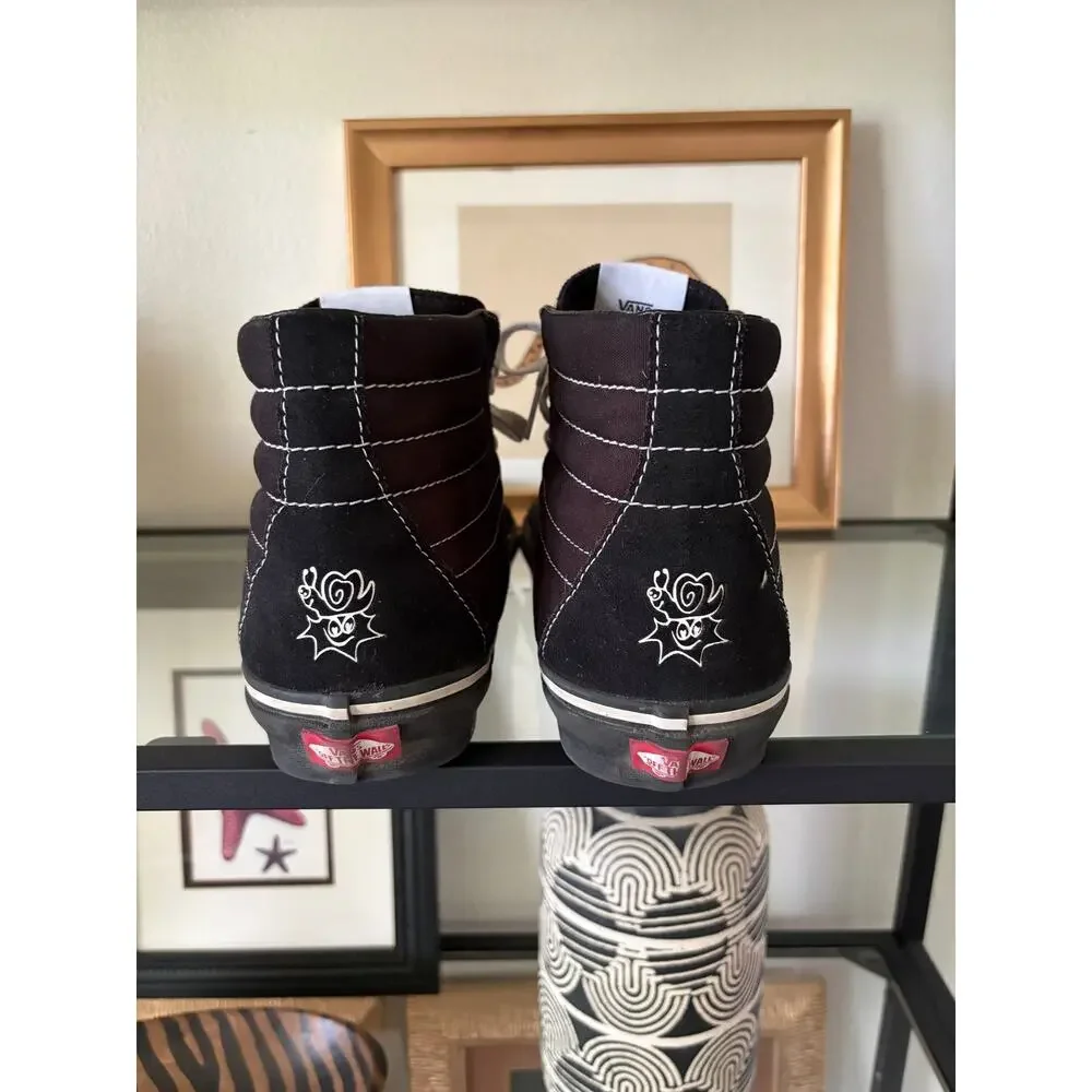 Vans Sk8-Hi Kenwyld Deck Black Suede High Top Shoes Men’s 9.5 Women’s 11